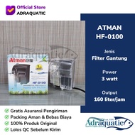 Atman HF-0100 HANG-ON BACK FILTER HANGING FILTER HANGING HOB AQUARIUM