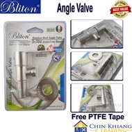 Bliton B8304 Stainless Steel Angle Valve 1/2"