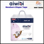 Aiwibi Baby Premium Natural Newborn Diapers Tape (22pcs)