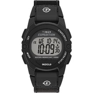 Timex ユニ Expedition CAT 中型腕時計, ブラック/ブラック, Expedition CAT ミッドサイズ 33mm