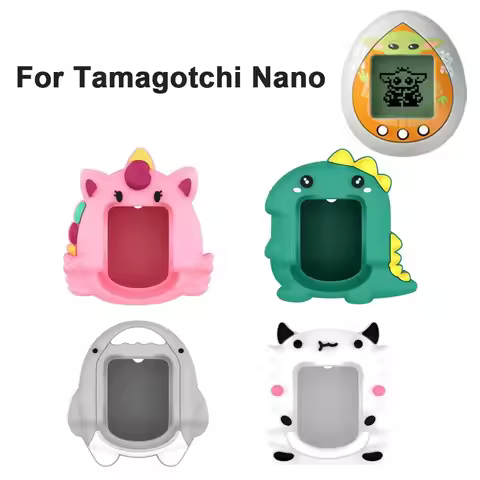 Silicone Game Machine Cartoon Case Shell Virtual Electronic Pets Protective Cover Accessories Game P