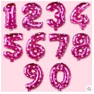 32 Inch Ballon Birthday Foil Ballon Happy Birthday 0-9 Bit Helium Balloons Happy New Year Wedding Bi