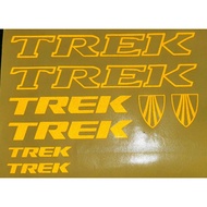 TREK STICKER BASIKAL.MOUNTAIN BIKE.BICYCLE STICKER,CUTTING STICKER TAHAN LASAK