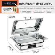 Large Capacity Electric Chafing Dish Buffet Set Parties Food Buffet Warmer Restaurant Adjustable Tem