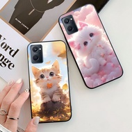 Case for oppo realme 9 2020 / 9i / realme 9 pro with cute big cat print