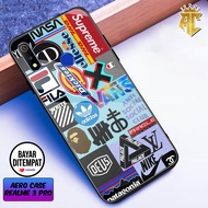 Case REALME 3 PRO - Casing REALME 3 PRO Terbaru 2022 AERO CASE [ GRAFITTY ] Silikon REALME 3 PRO -  