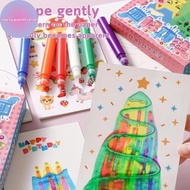 Strongaroetrtombn 35Pcs Squeegee Art Kids Paint Kit, DIY Material Reveal Rainbow Art SG