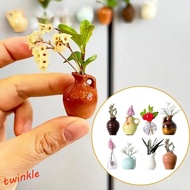 TWINKLE1 Mini Vase Fridge Magnets, Handmade Small Vase Refrigerator Magnet, Creative Decorative Uniq