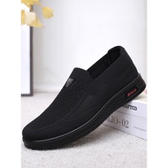 Summer Elderly Shoes Slip-On Light Comfortable Dad Shoes Old Beijing Cloth Shoes Men Casual Breathab