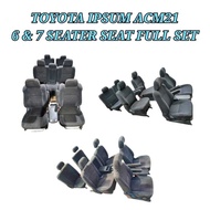 6 & 7 Seater Car Seat / Kusyen Kereta Toyota Ipsum ACM21 01-10 6 & 7 Seater Car Seat / Kusyen Kereta