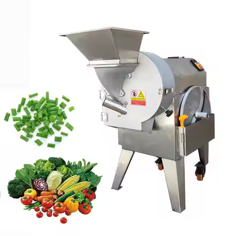 Vegetable Green Onion Cut Shred Diced Machine Commercial Potato Slice in Electrical and Cutter