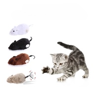 Plus Plush Clockwork Mouse Teasing Cat Chain Mouse Toy Running Mouse Teasing Cat Self-Happy Relievin