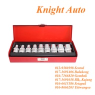 REMAX E SOCKET SET 1/2 inch Torx Star Socket Set E Type E10, E11, E12, E14, E16, E18, E20, E22, E24 