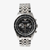 นาฬิกาข้อมือผู้ชาย Emporio Armani Sportivo Chronograph Black Dial - Silver AR5988