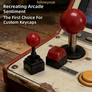 fol Unique 3D Resin Joystick Keycap For Crosses Stem Mechanical Keyboards For Gamers