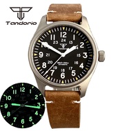 Tandorio Titanium Ultralight Dive 39mm Mens Pilot Watch Automatic Miyota 8215/PT5000 Movt AR Sapphir