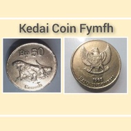 Coin RP.50 Tahun 1995 Tema Komodo