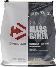 Dymatize Nutrition Super Mass Gainer, Gourmet Vanilla, 12-Pounds