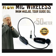 uhf toa mic jepit wireless microphone mikrofon imam musholla masjid