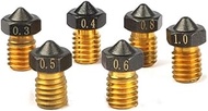 Upgrade E3D V6 Nozzle PTFE Coated Brass Non-Stick PLA Extruder Print Head Nozzle for 1.75mm Ender3 P