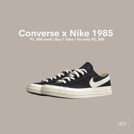 Nike x Converse 1985xmnl Black Beige Nude 1985 Low Cut Sneakers Unisex Rubber Shoes Men Women