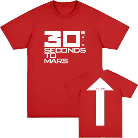 A BEAUTIFUL LIE 20TH ANNIVERSARY 30STM ARROW TEE THIRTY SECONDS TO MARS Band T-shirt Cotton Loose Ma