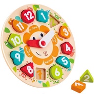 Hape Wooden clock toy