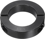 QUARKZMAN 1 Piece Shaft Clamp, 1-1/2 Inch Bore 2-3/8 Inch AD 9/16 Inch Thick Double Split Adjustment