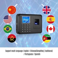 xiyijia-my Time Clock  Biometric Fingerprint Password Attendance Machine with 2.4 inch LCD Screen fo