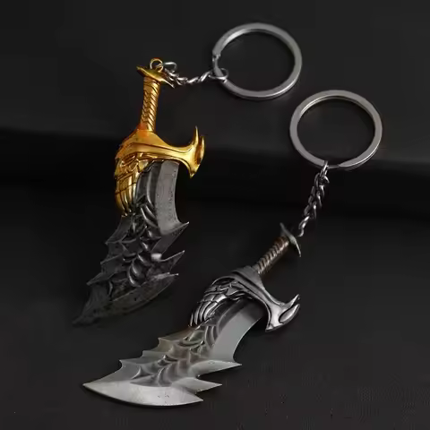 God of War Katana Sword Blades of Chaos Anime Sabre Thor Real Japanese Samurai Sword Kratos Metal We