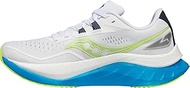 Saucony Women's Endorphin Speed 4 Sneaker, White/Viziblue, 11