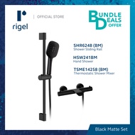 [Pre-order] RIGEL Exposed Thermostatic Matte Black Shower Mixer Set - Delivery End May [Bulky]