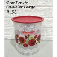 1 unit Tupperware Royal Red Rose One Touch -4.3L