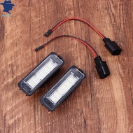 [miqin] 18 LED Beads License Plate Light Lamp Car License Plate Light Auto Accessories For VW GOLF4 