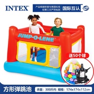 YQ20 INTEXChildren's Inflatable Castle Trampoline Home Trampoline Park Game House Indoor Bouncing Be