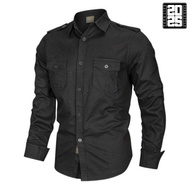 KEMEJA Men's Long Sleeve Tactical Shirt Men's Long Sleeve Shirt/ Men's Tactical Shirt/ Tactical Shir