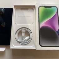 全新 黑 iPhone 14 128gb 一年蘋果保養 what app 6497 6645