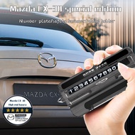 Mazda CX-30 car phone holder Number Plate Auto Parking Number Plate Universal Car Parking Number Pla