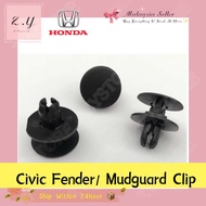 [READYSTOCK] 10pcs New Honda City Civic Accord Fender, Mudguard, Dust Cover , Panel Clip