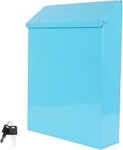 Veemoon Suggestion Box with Lock Wall Mounted, Vertical Drop Mailbox Hanging Secured Postbox, Rural Home Decorative/Office Business Parcel Box- Safe and Secure Ballot Box