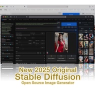 Ai Image Generator Software Original Stable Diffusion Webui New Version plug & use