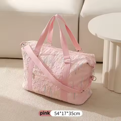 Waterproof Lightweight Large Capacity Handheld Duffle Bag Stylish For Short Travel Business Airport 