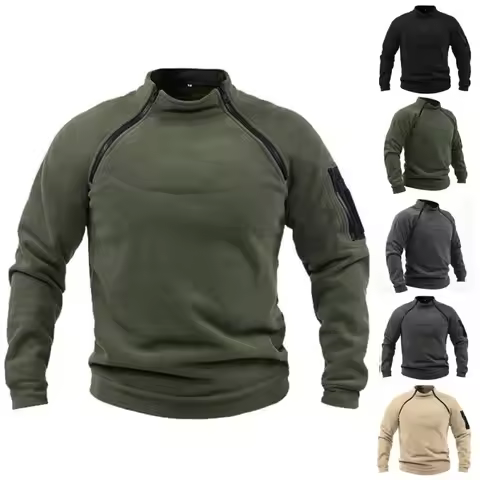 Men's Winter SoftShell Pants Military Tracksuit Army Fleece Jackets Hiking Suit Camping Fishing Clim