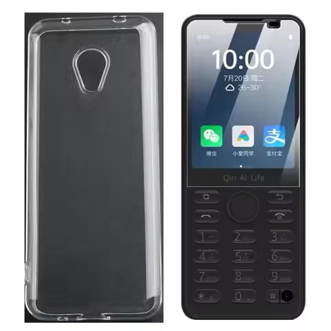 2 IN 1 HD Glass Film With Case For Xiaomi Qin F21 Pro Glass Screen Protector For Qin F21Pro F 21 Pro