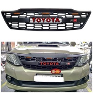 [ FREE TRD LOGO ] TOYOTA FORTUNER 2015-2025 GR TRD FRONT BUMPER GRILLE GRILL DAYLIGHT DRL LIGHT LAMP