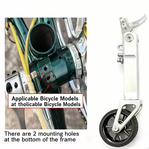 for DAHON folding bicycle push wheel third wheel easy wheel 360 degree rotating wheel subway push wh