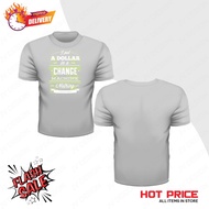 💥⏩NEW⏪💥[PRINTING] "A Dollar Can Change" 01 FRESH LOGO PRINTED CREW NECK SHIRT FOR MEN AND WOMEN 100%