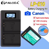 PALO Camera Battery LP-E10 LP E10 Battery With Charger For Canon EOS 1100D 1200D 1300D 2000D 3000D 4000D Rebel T3 T5 T7 T100 KISS X50 X70