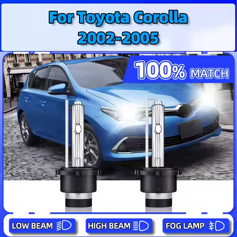 Xenon Headlight 20000LM Car Xenon Headlamps 12V 6000K Plug And Play Auto Front Lamps For Toyota Coro