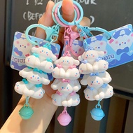 Kawaii Sanrio พวงกุญแจ จี้ตุ๊กตา Kuromi Cinnamoroll Melody น่ารัก เครื่องประดับ สําหรับผู้หญิง